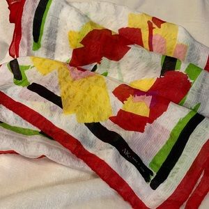 Colorful Anne Klein scarf